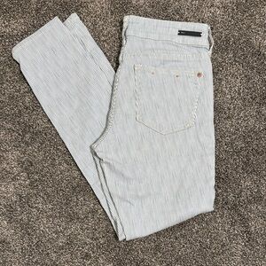 Madewell White Straight Leg Jeans